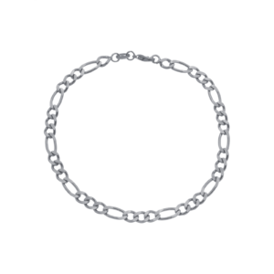 Pulseira Prateada Masculina Elo 3 por 1